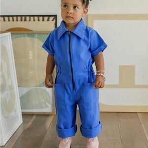 Noble Kids Utility Suit in French Blue